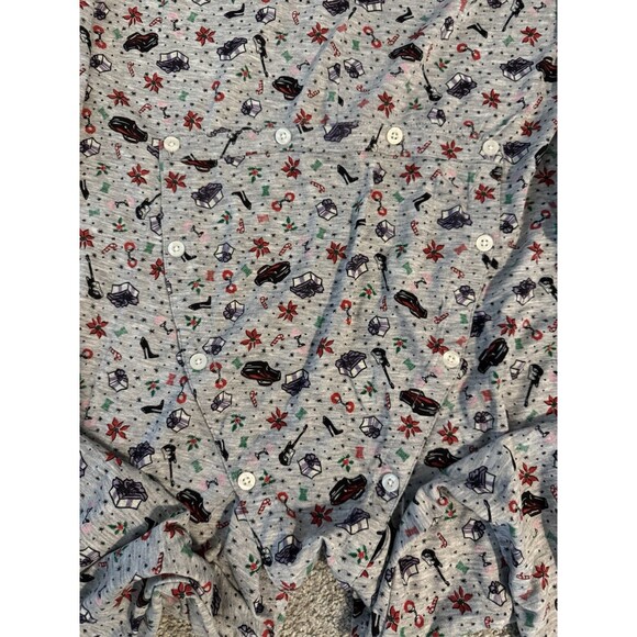 Savage X Fenty Men’s Christmas Jumpsuit Pjs Open Back Long Sleeve Size M NWT - Picture 8 of 8